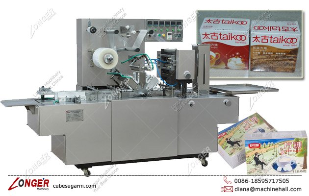 Cube Sugar Box BOPP Cellophane Overwrapping Machine