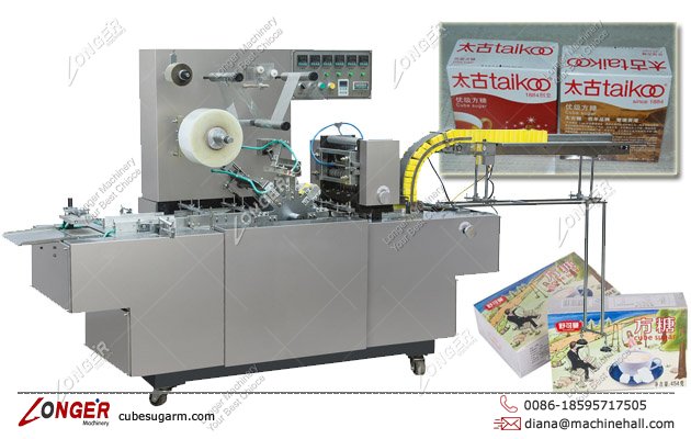 Cube Sugar Cellophane Overwrapping Machine
